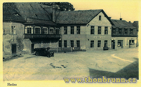 Hazlovský pivovar kolem 1930