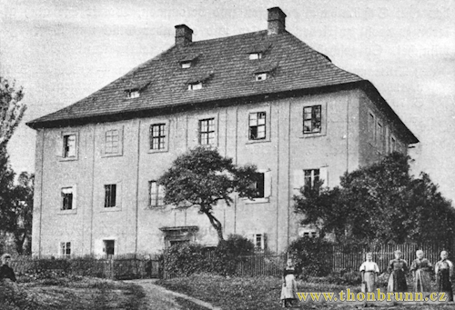 Neuberg Nový zámek kolem 1920