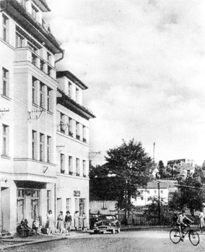 Cafe Künzel kolem 1960 