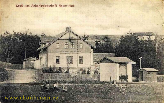 Hostinec Schankwirtschaft, počátek 20.století