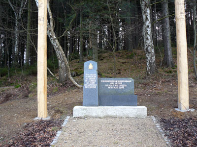 Denkmal am Rande des Rossbacher Pfarrwaldes