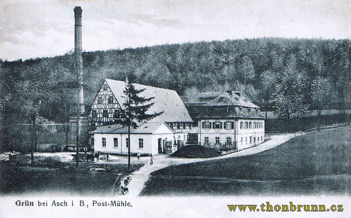 Postmühle um 1900