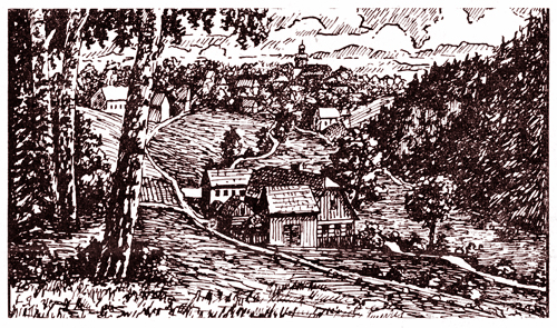 Skizze der Lazarusmühle