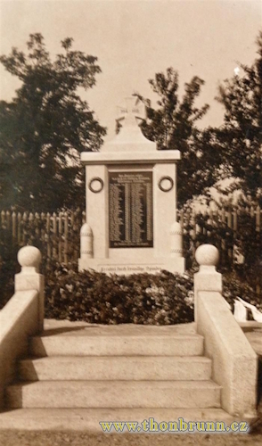 Wernersreuther Kriegerdenkmal um 1930