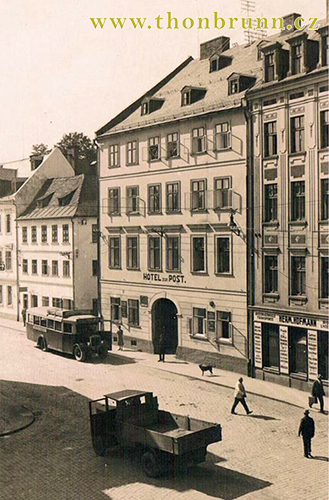Hotel Zur Post um 1930