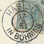 Stempel Haslau 1901