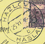 Stempel Haslau 1936