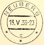 Razítko Neuberg 1936